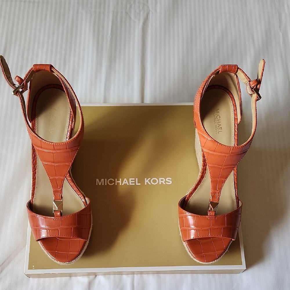 Michael Kors Women's Orange Sandals